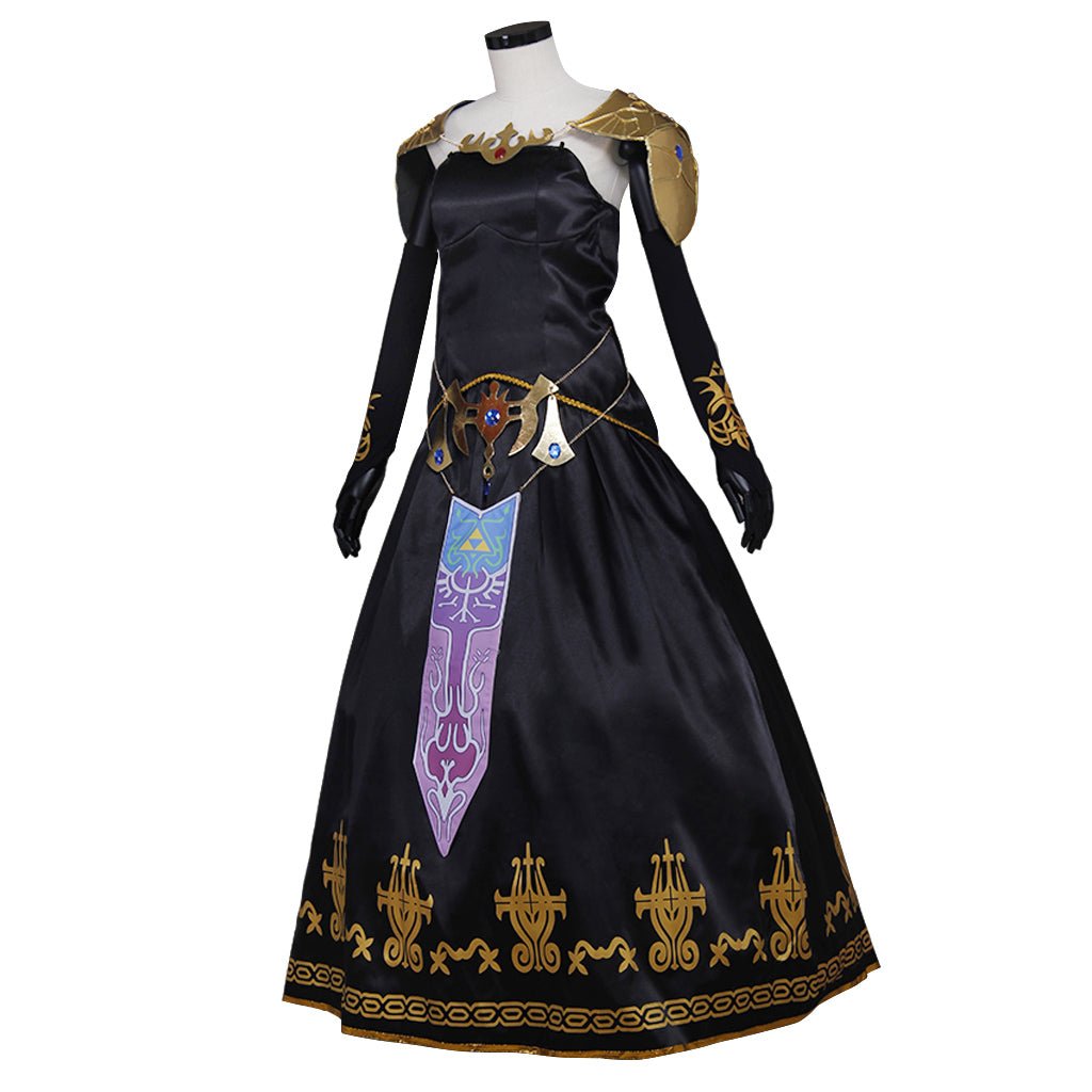 Epic Astricos Dark Princess Twilight Warrior Cosplay Black Dress | Game Cosplay Outfit - Astricos