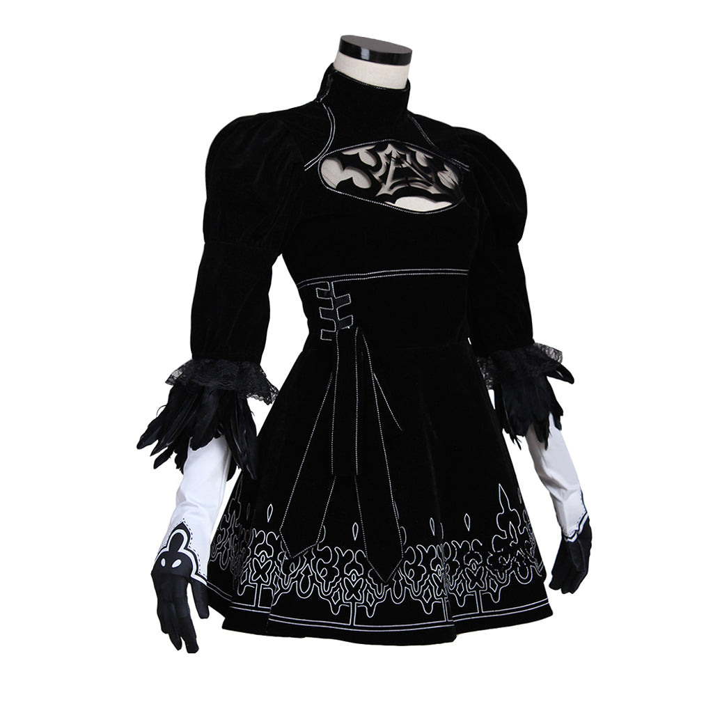 Astricos Yorha 2B Cosplay Costume | Premium Nier Automata Outfit - Astricos