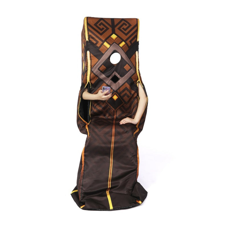 Astricos Zhongli Cosplay Funny Costume – Genshin Impact Rock Pillar Anime Game Halloween Suit - Astricos