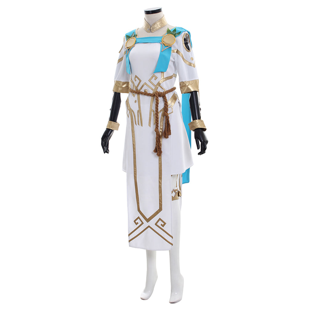 Astricos Overwatch Mercy Cosplay Costume - Angela Ziegler's Summer Games Edition Full Set - Astricos