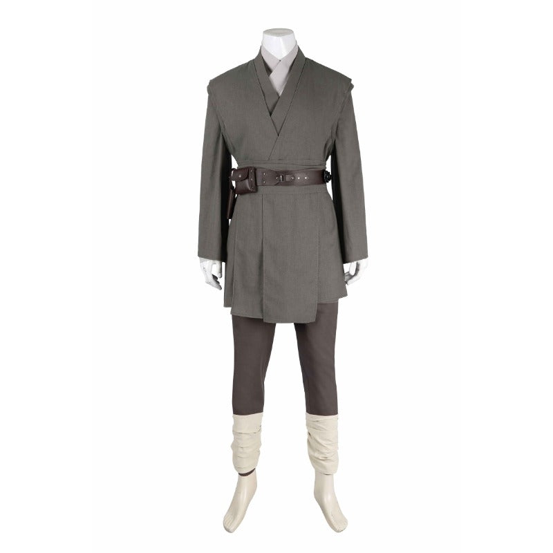 Astricos Obi-Wan Kenobi Cosplay Costume Full Set - Jedi Knight Outfit for Halloween & Carnival - Astricos