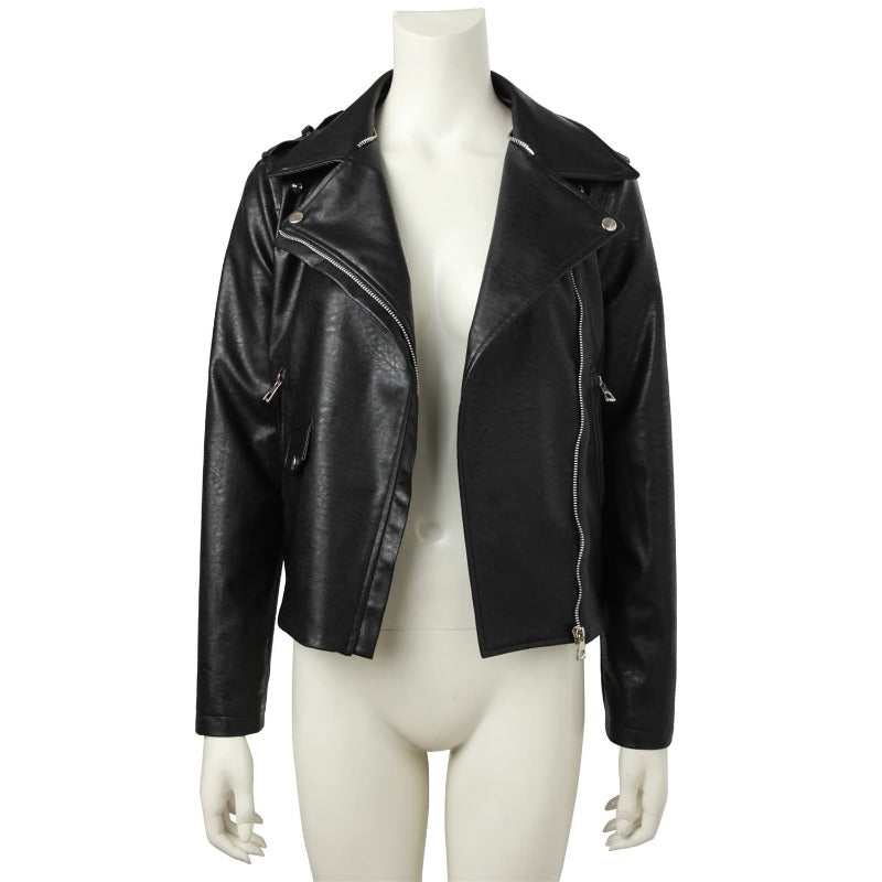 Astricos Jessica Jones Cosplay Jacket - Premium Black Leather Custom Costume for Halloween & TV Series Enthusiasts - Astricos