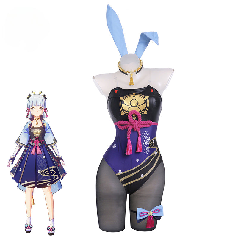 Astricos Ayaka Bunny Girl Costume - New Original Genshin Impact Sexy Jumpsuit Full Set - Astricos