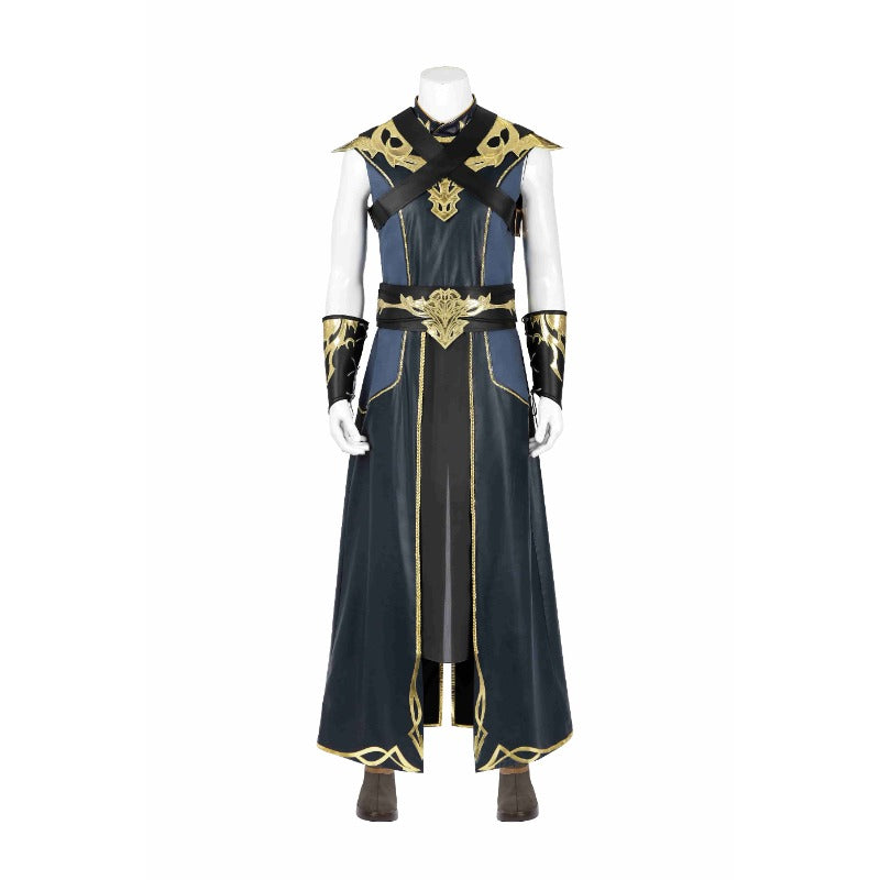 Astricos Male White Dragonborn Sorcerer Full Set Cosplay Costume for Baldur’s Gate 3 Fans - Astricos