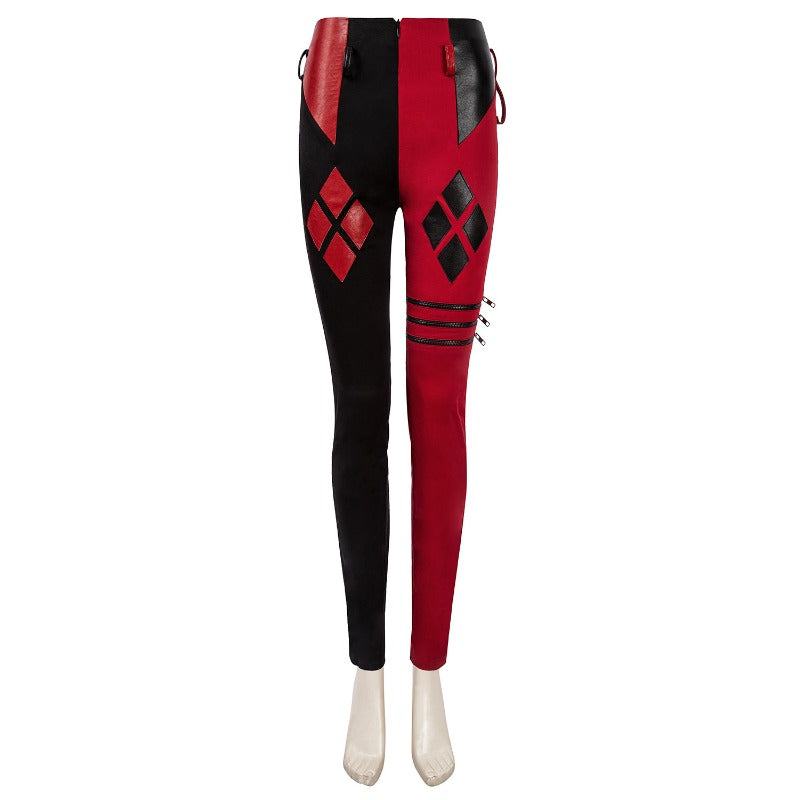 Astricos Harley Quinn Cosplay Costume - The Suicide Squad 2 Halloween Outfit with Shoes - Astricos