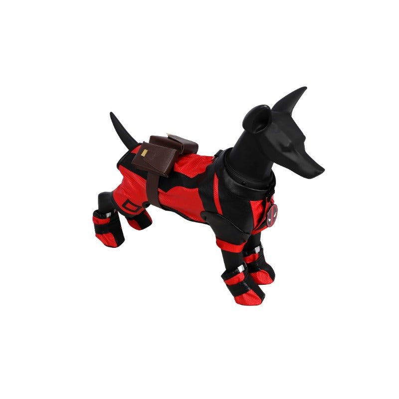 Astricos Deadpool Dog Cosplay Costume - Marvel Superhero Pet Outfit for Halloween & Parties - Astricos