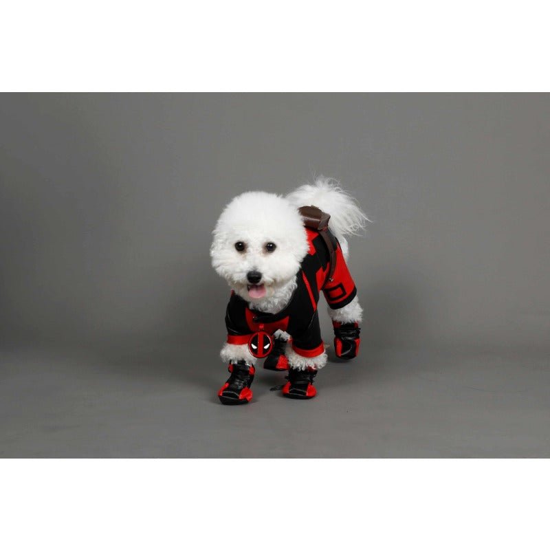 Astricos Deadpool Dog Cosplay Costume - Marvel Superhero Pet Outfit for Halloween & Parties - Astricos