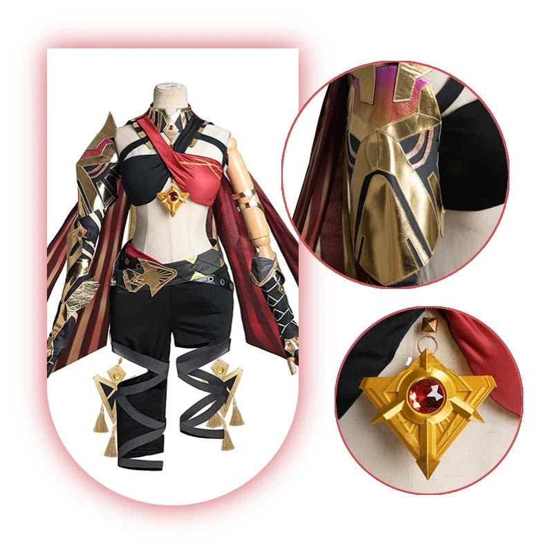 Astricos Cosplay Costume Genshin Impact Sexy Women Carnival Uniform Halloween Party Outfit Full Set - Astricos