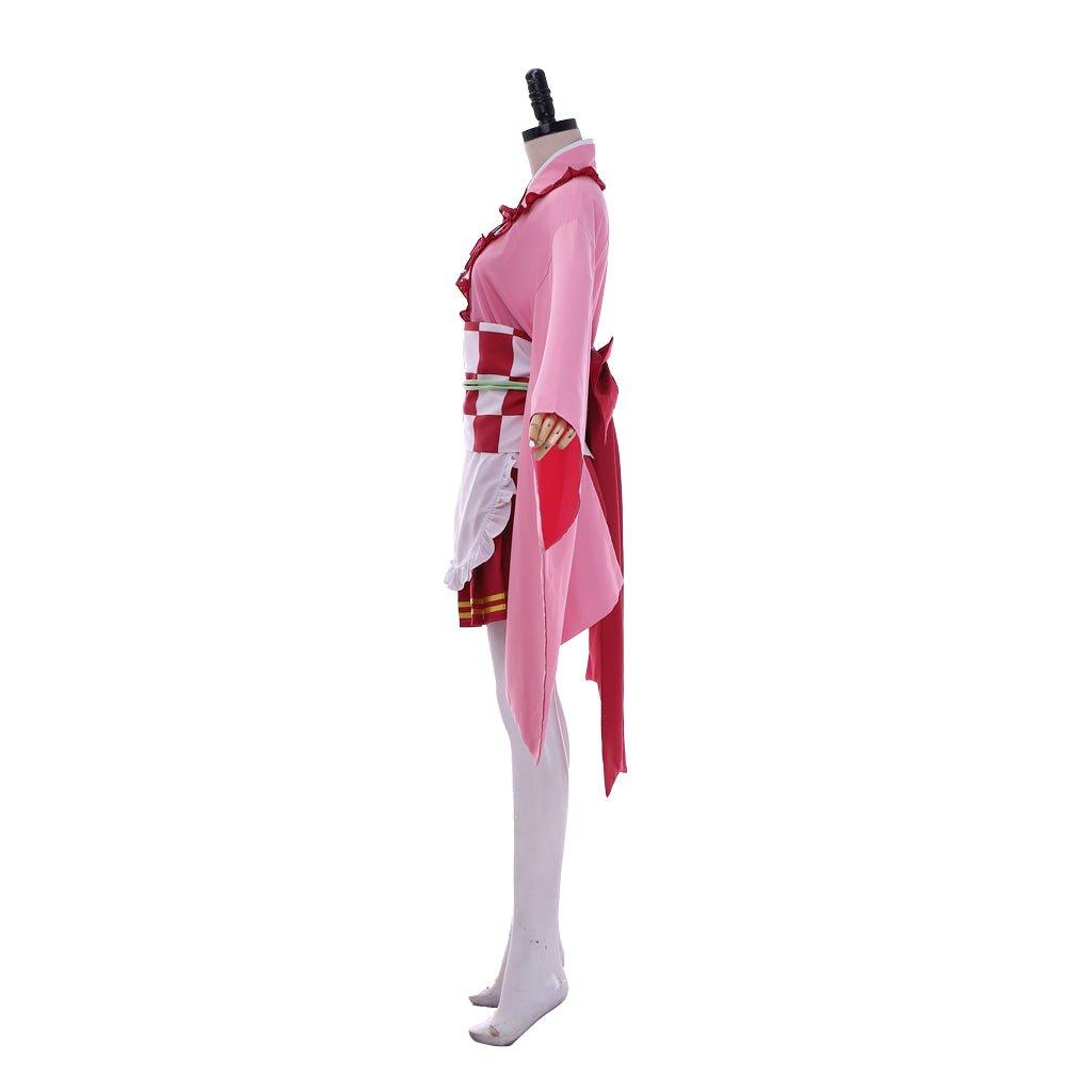 Astricos Kanroji Mitsuri Cosplay Costume - Unique Japanese Kimono Lolita Dress - Astricos