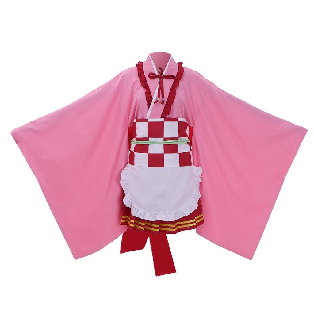 Astricos Kanroji Mitsuri Cosplay Costume - Unique Japanese Kimono Lolita Dress - Astricos