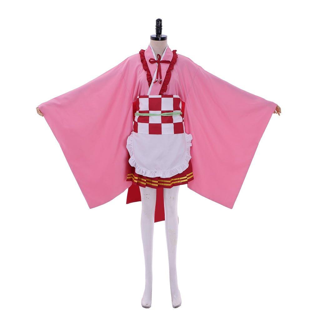 Astricos Kanroji Mitsuri Cosplay Costume - Unique Japanese Kimono Lolita Dress - Astricos