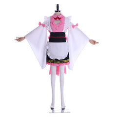 Astricos Kanroji Mitsuri Maid Cosplay Costume - Embrace Your Inner Demon Slayer Heroine - Astricos