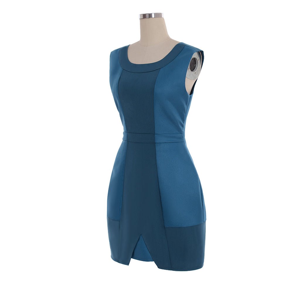 Detroit: Become Human Chloe Cosplay Costume | Astricos Custom-Made Blue Dress Full Set - Astricos