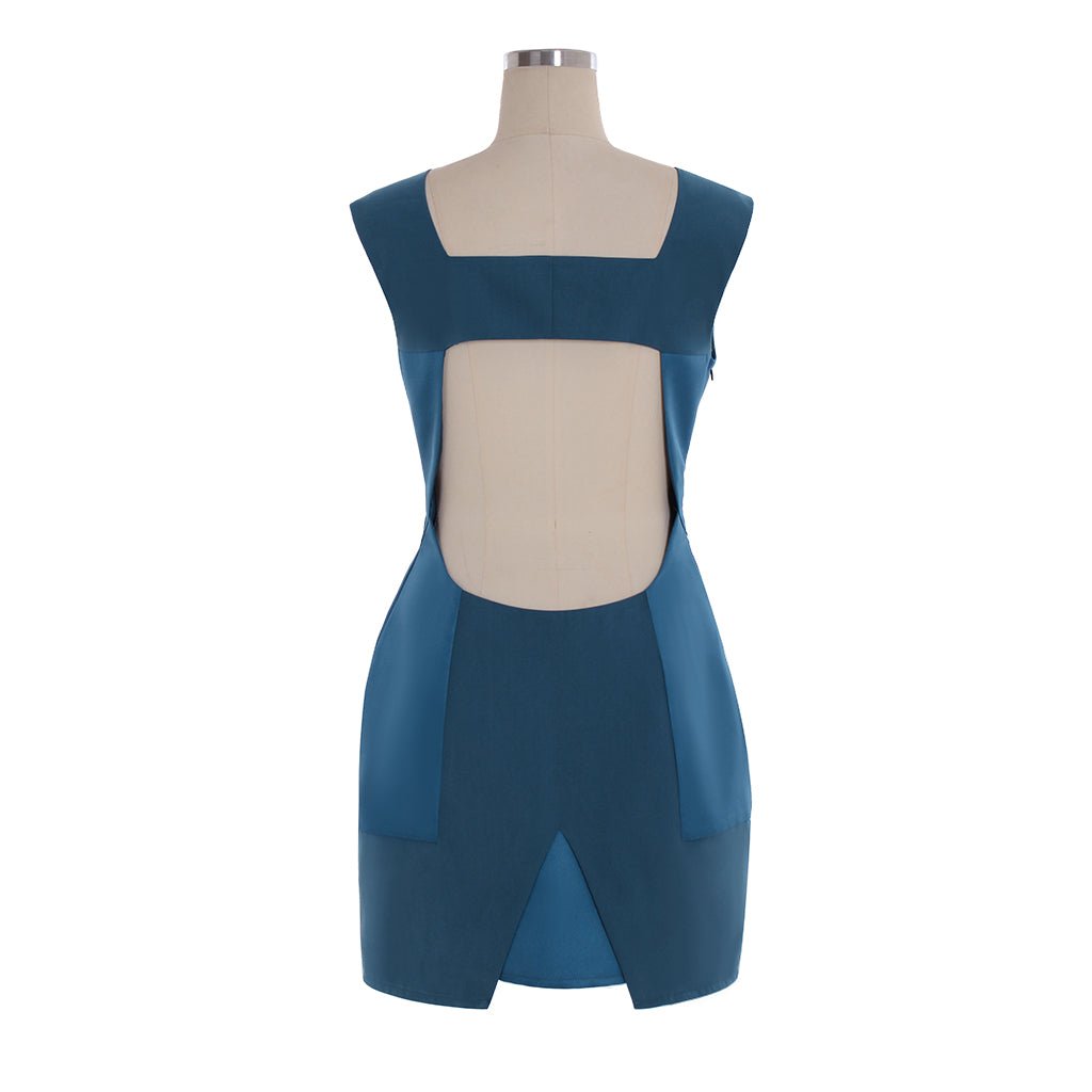 Detroit: Become Human Chloe Cosplay Costume | Astricos Custom-Made Blue Dress Full Set - Astricos