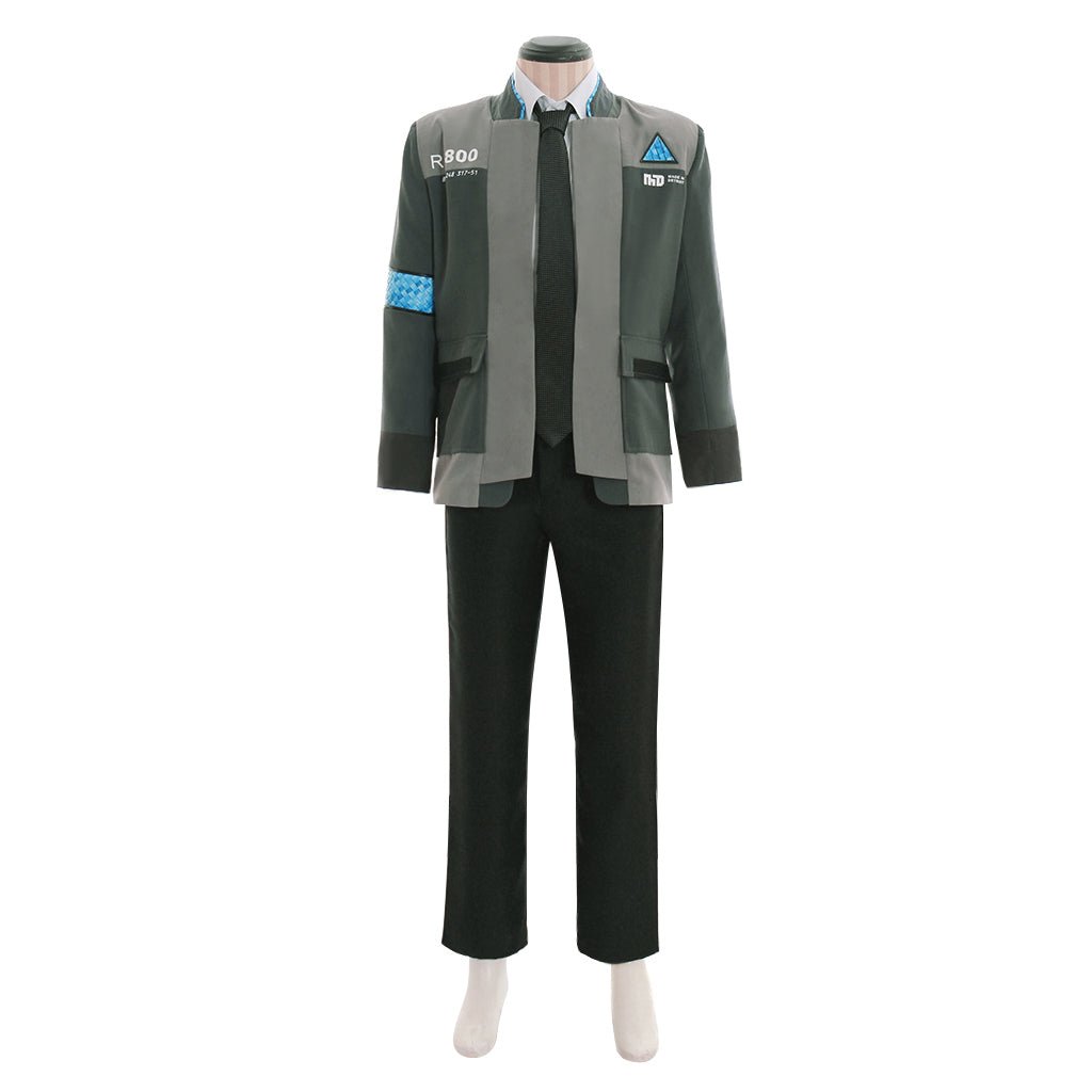 Astricos Connor RK800 Cosplay Costume | Complete Set Jacket, Shirt, Tie - Astricos