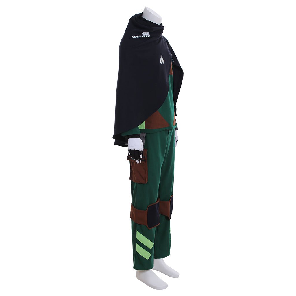 Astricos: Detroit Become Human Ralph Cosplay Costume Green Uniform for Adult Men | Full Set - Astricos