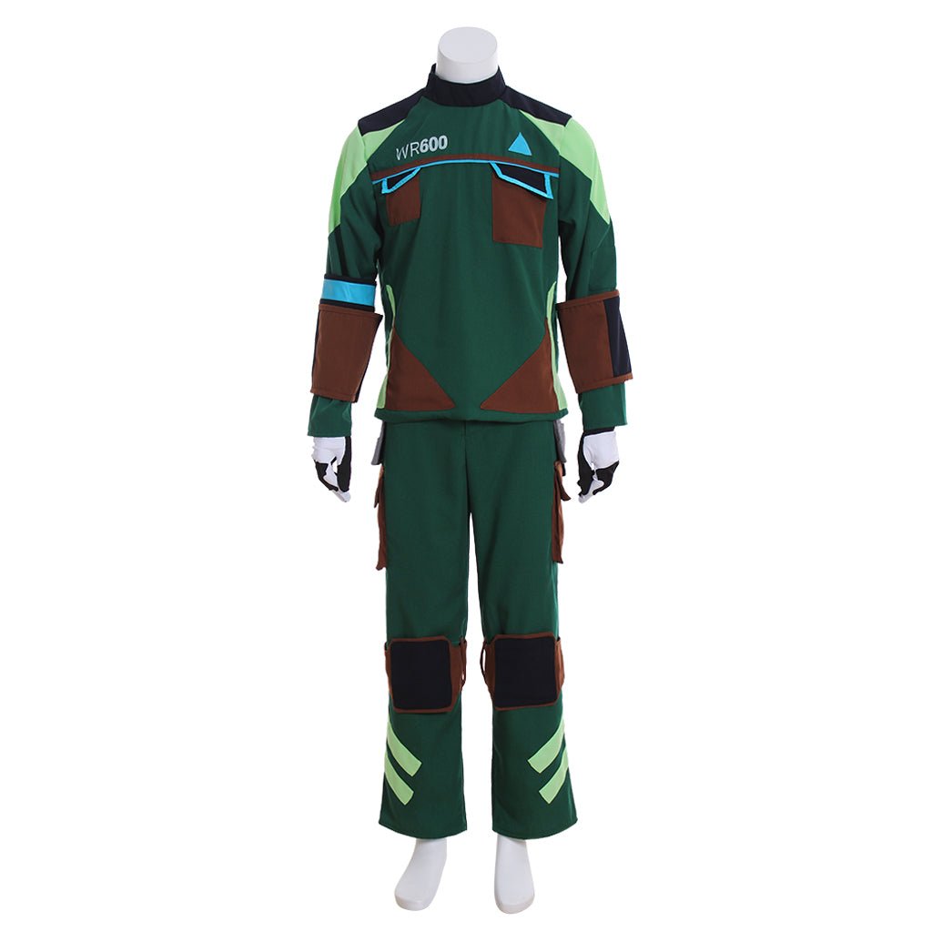 Astricos: Detroit Become Human Ralph Cosplay Costume Green Uniform for Adult Men | Full Set - Astricos