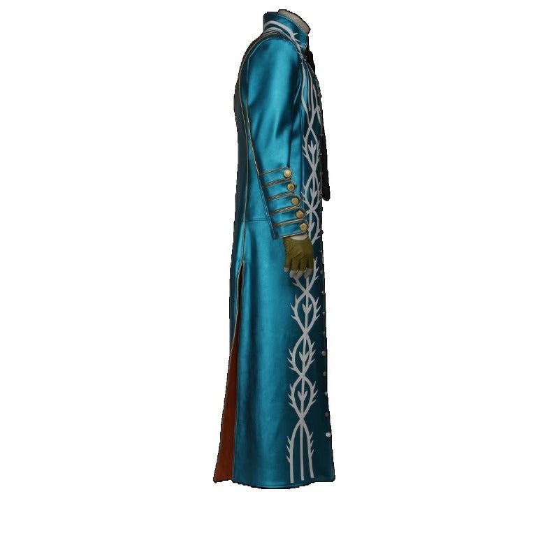 Astricos Vergil Cosplay Leather Trench Coat - The Ultimate Halloween & Carnival Outfit - Astricos