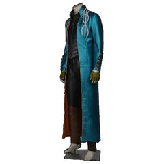 Astricos Vergil Cosplay Leather Trench Coat - The Ultimate Halloween & Carnival Outfit - Astricos