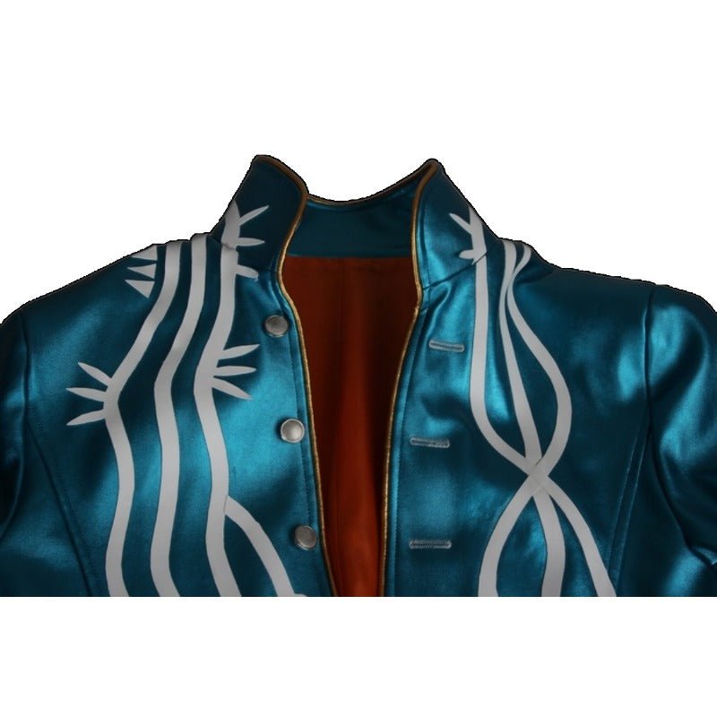 Astricos Vergil Cosplay Leather Trench Coat - The Ultimate Halloween & Carnival Outfit - Astricos