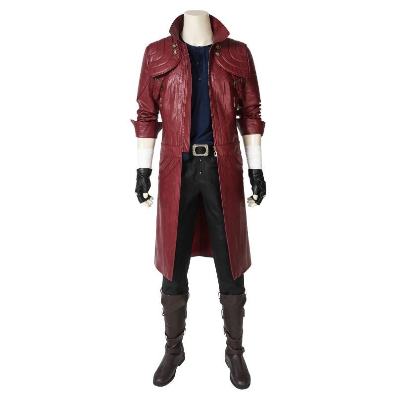 Devil May Cry 5 Dante Astricos Cosplay Costume Halloween Outfit with Shoes - Astricos