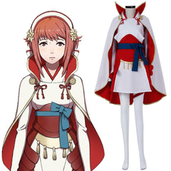 Embrace Princess Sakura's Grace in the Fire Emblem Fates Sakura Cosplay Costume | Astricos Game Cosplay Series - Astricos