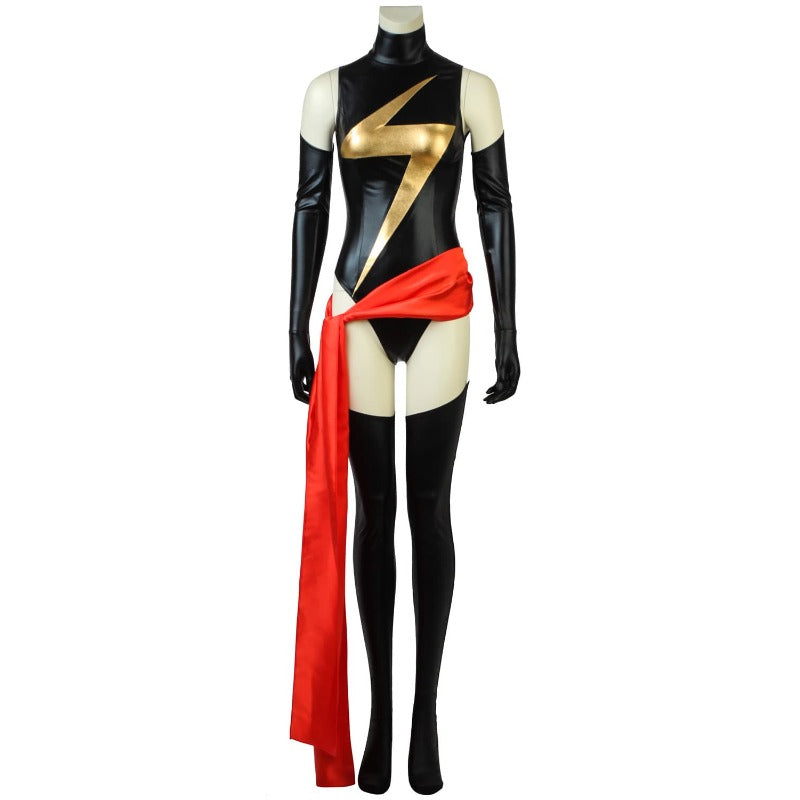 Astricos Superhero Costume - Red Waistband Movie Cosplay Halloween Outfit for Women - Astricos