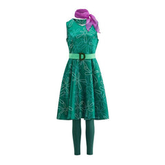 Astricos Disgust Cosplay Costume Dress | Vibrant Green Adult Outfit for Women | Perfect for Halloween and Parties - Astricos