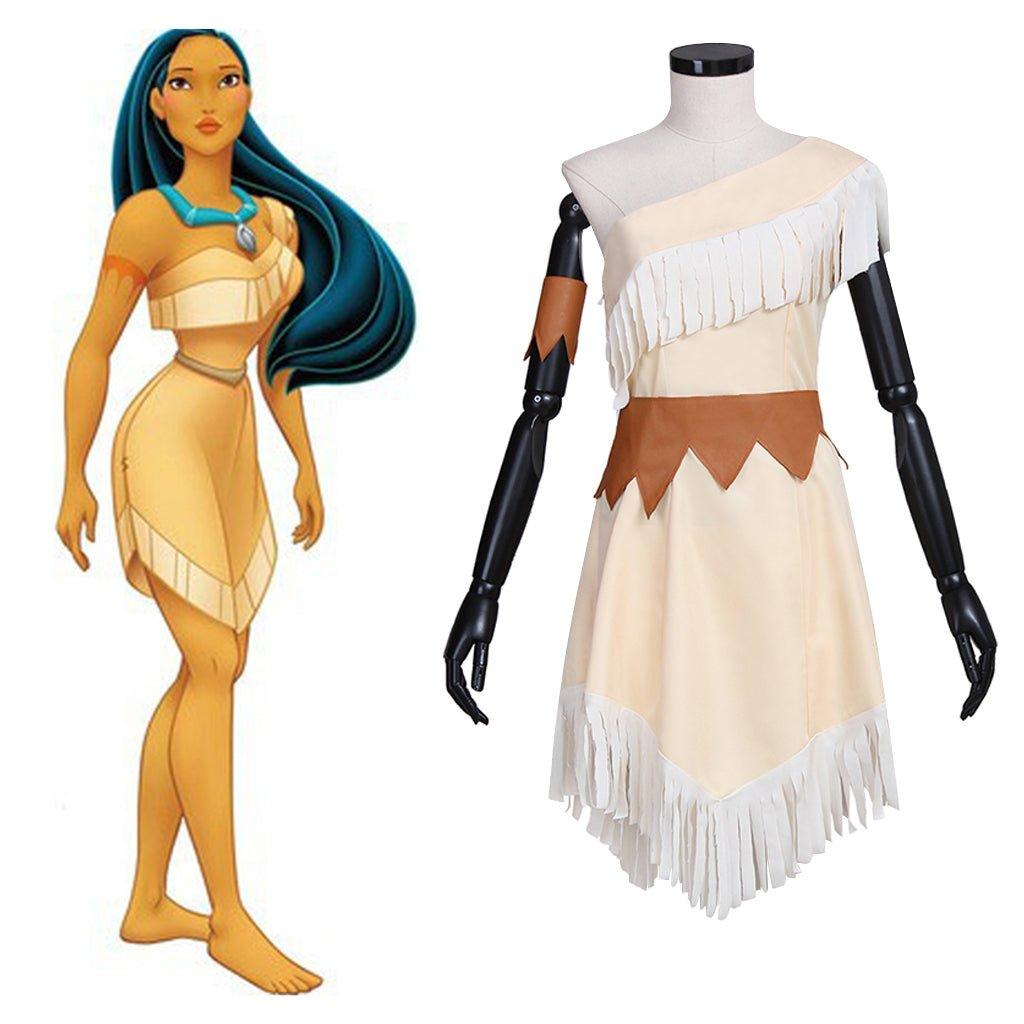 Astricos Pocahontas Cosplay Costume | Graceful Pocahontas Dress for Halloween & Cosplay Parties - Astricos