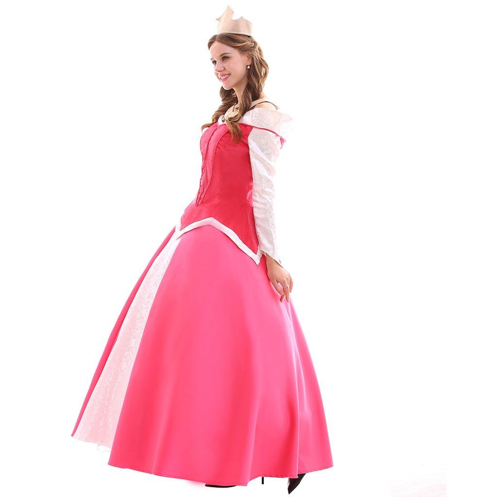 Astricos Disney Sleeping Beauty Aurora & Prince Phillip Cosplay Costumes for Couples - Astricos