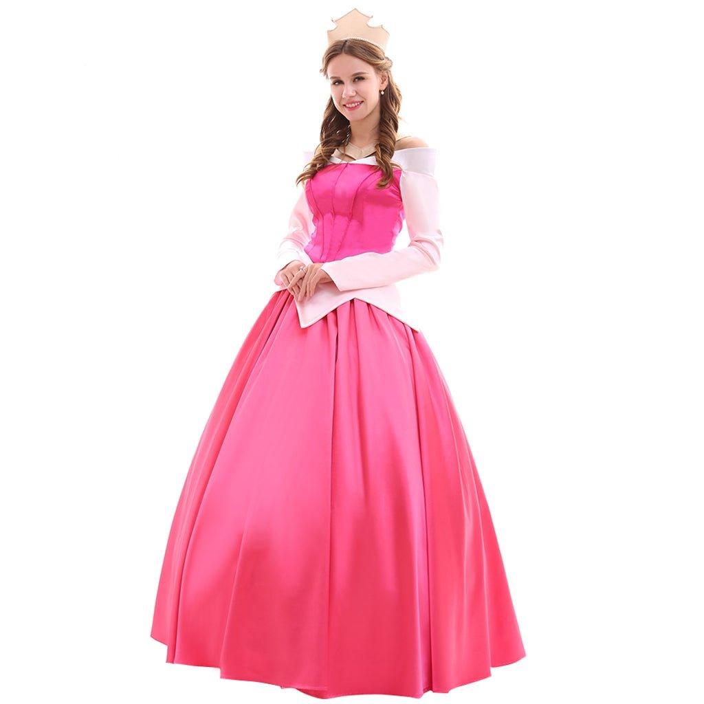 Astricos Disney Sleeping Beauty Aurora & Prince Phillip Cosplay Costumes for Couples - Astricos