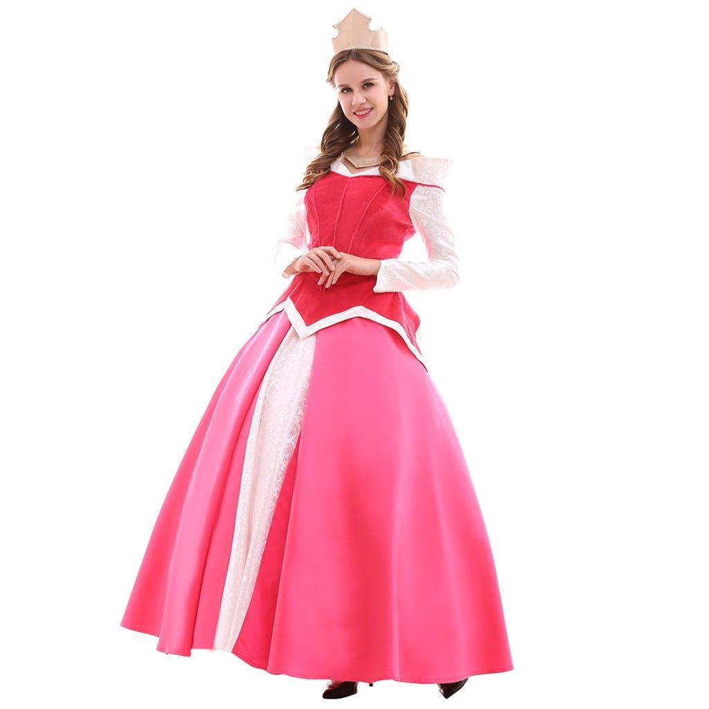 Astricos Disney Sleeping Beauty Aurora & Prince Phillip Cosplay Costumes for Couples - Astricos