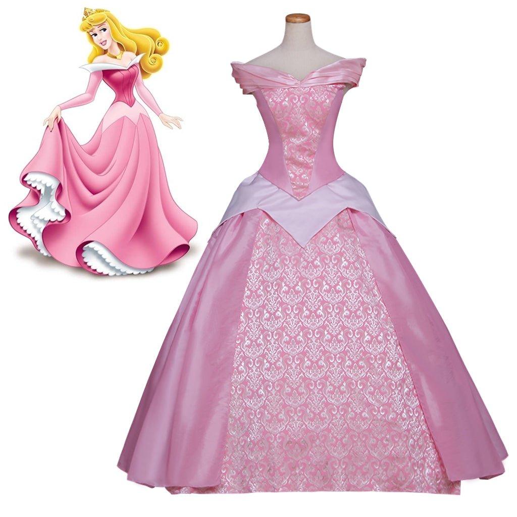 Astricos Disney Sleeping Beauty Aurora & Prince Phillip Cosplay Costumes for Couples - Astricos