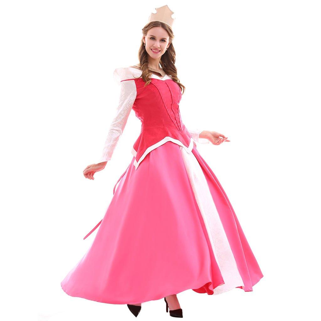 Astricos Disney Sleeping Beauty Aurora & Prince Phillip Cosplay Costumes for Couples - Astricos