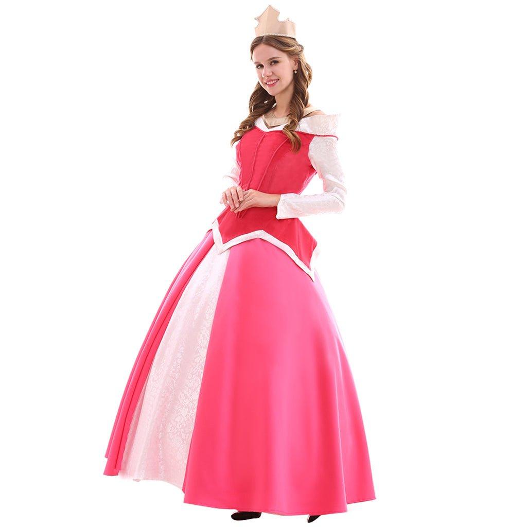 Astricos Disney Sleeping Beauty Aurora & Prince Phillip Cosplay Costumes for Couples - Astricos