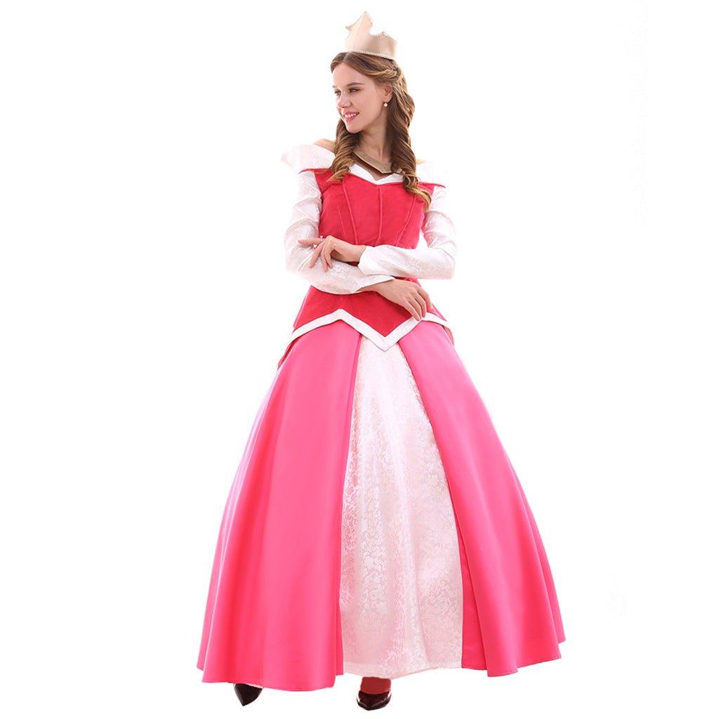 Astricos Disney Sleeping Beauty Aurora & Prince Phillip Cosplay Costumes for Couples - Astricos