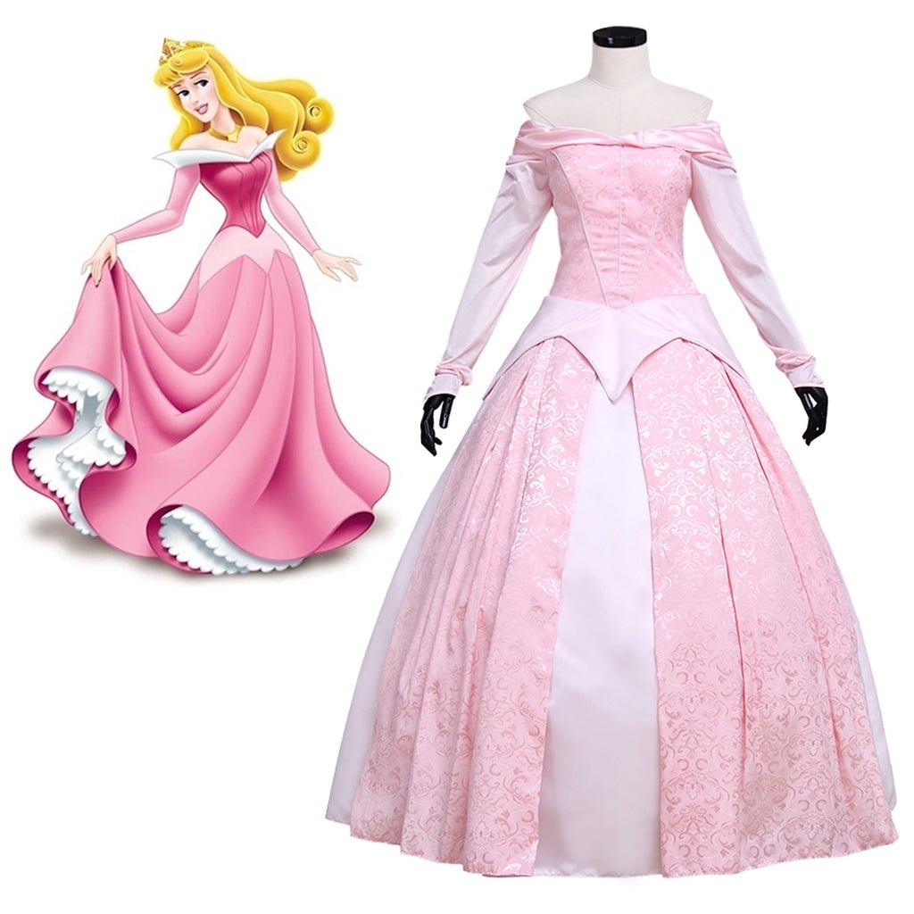 Astricos Disney Sleeping Beauty Aurora & Prince Phillip Cosplay Costumes for Couples - Astricos