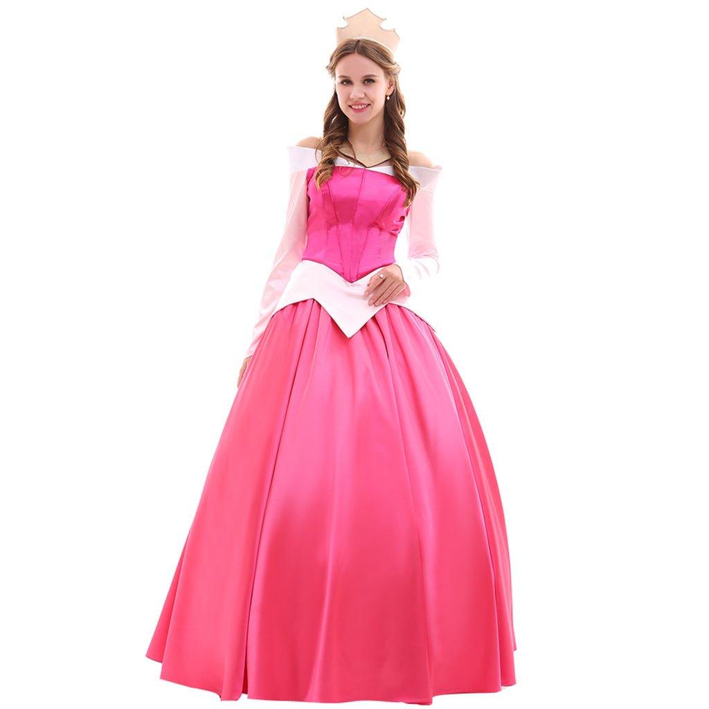 Astricos Disney Sleeping Beauty Aurora & Prince Phillip Cosplay Costumes for Couples - Astricos