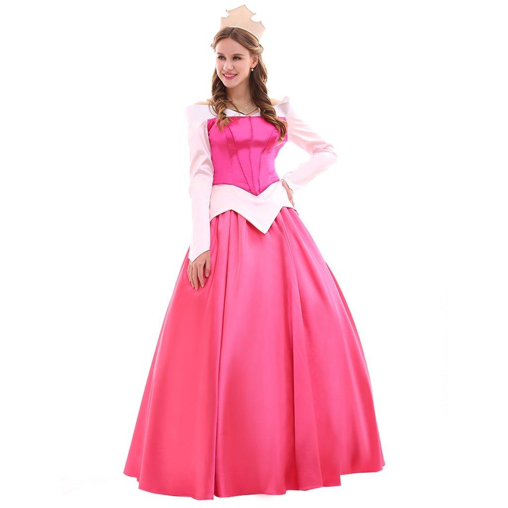 Astricos Disney Sleeping Beauty Aurora & Prince Phillip Cosplay Costumes for Couples - Astricos