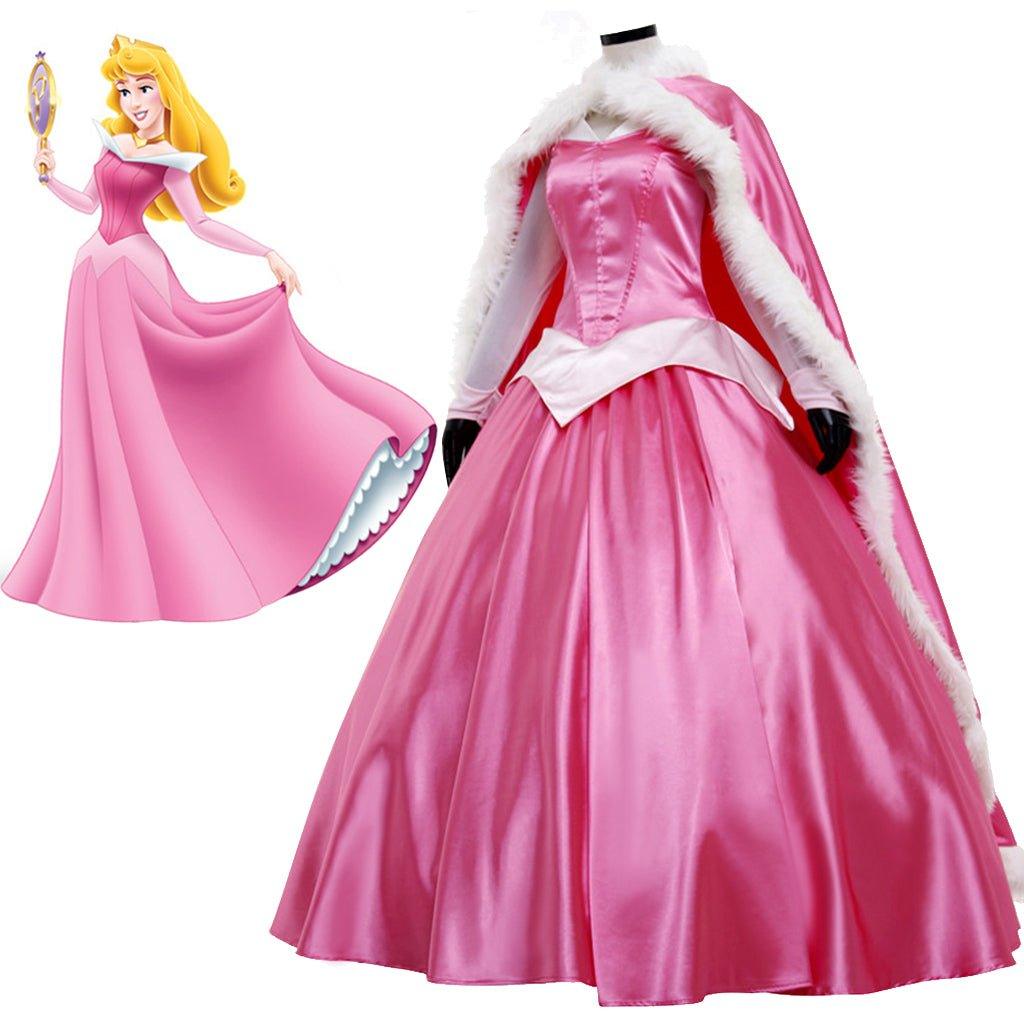 Astricos Disney Sleeping Beauty Aurora & Prince Phillip Cosplay Costumes for Couples - Astricos