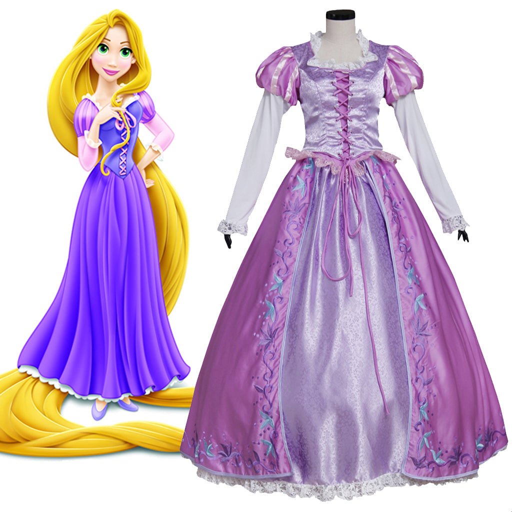 Astricos Disney Tangled Cosplay Costumes | Rapunzel, Naveen, Mother Gothel & More - Astricos