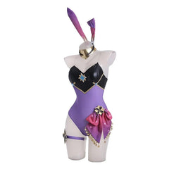 Astricos Dori Bunny Girl Costume - Genshin Impact Sexy Purple Jumpsuit for Women - Astricos