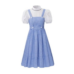 Astricos Women's Dorothy Costume - Iconic Blue Gingham Cosplay Dress Set - Astricos