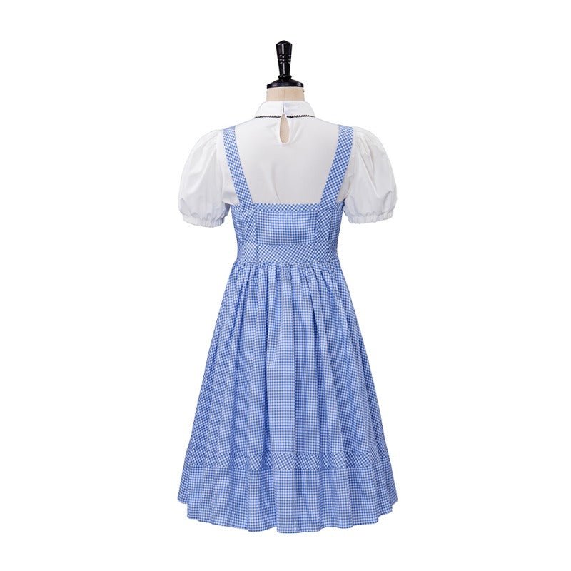 Astricos Women's Dorothy Costume - Iconic Blue Gingham Cosplay Dress Set - Astricos