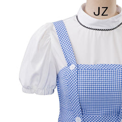 Astricos Women's Dorothy Costume - Iconic Blue Gingham Cosplay Dress Set - Astricos