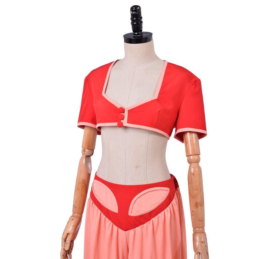 Astricos Jeannie Cosplay Costume - Magical Belly Dance Outfit - Astricos