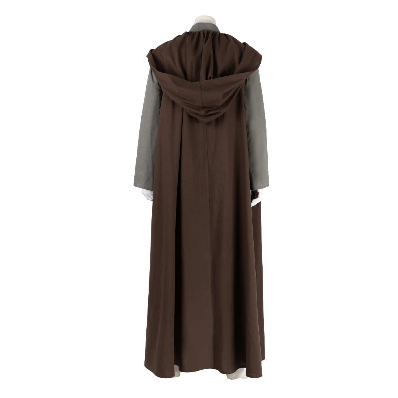 Astricos Obi-Wan Kenobi Cosplay Costume Full Set - Jedi Knight Outfit for Halloween & Carnival - Astricos