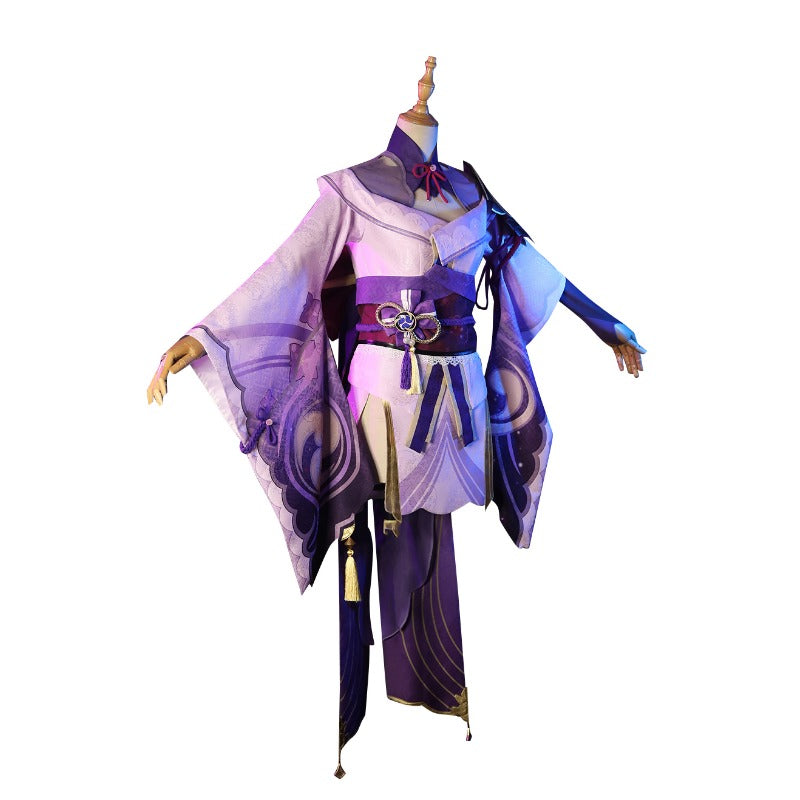 Astricos Raiden Shogun Cosplay Costume - Majestic Dress for Genshin Impact Fans - Astricos