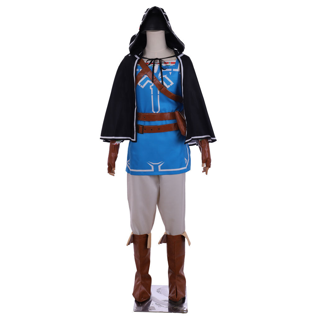 Astricos: The Legend of Zelda Breath of the Wild Link Cosplay Costume Full Set - Authentic Hero Gear - Astricos