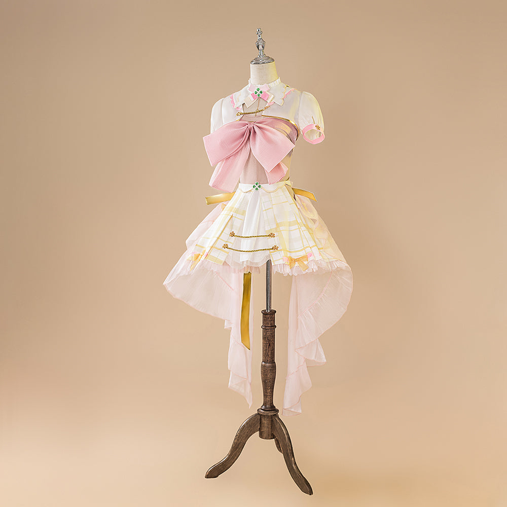 Astricos Ace Taffy Cosplay Costume - Pink Virtual Idol Dress Set for Enthusiasts - Astricos